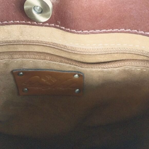 Patricia Nash Burnished Leather-Octavia Crossbody Bucket Bag - Picture 6 of 15